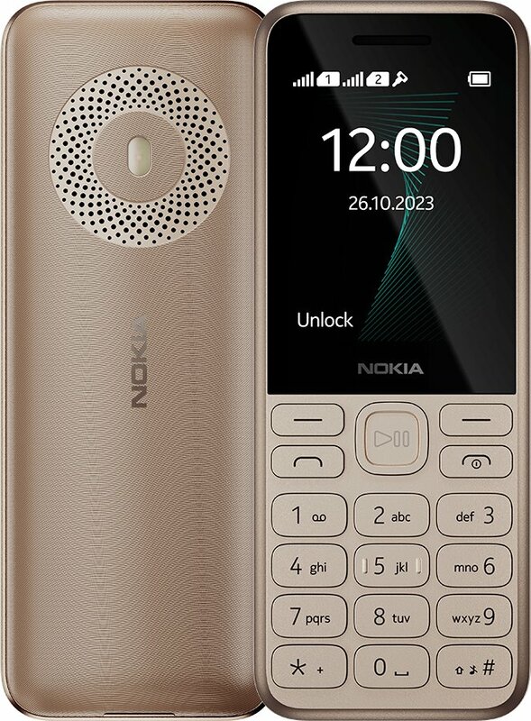 Мобильный телефон Nokia 130 DS TA-1576, 2.4" 320x240 TFT, 2-Sim, 1450 мА·ч, micro-USB, золотистый (286838542)