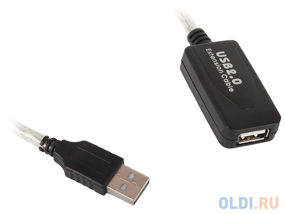 Кабель-адаптер USB2.0-repeater, удлинительный активный <Am--Af 15м VCOM <VUS7049-15M