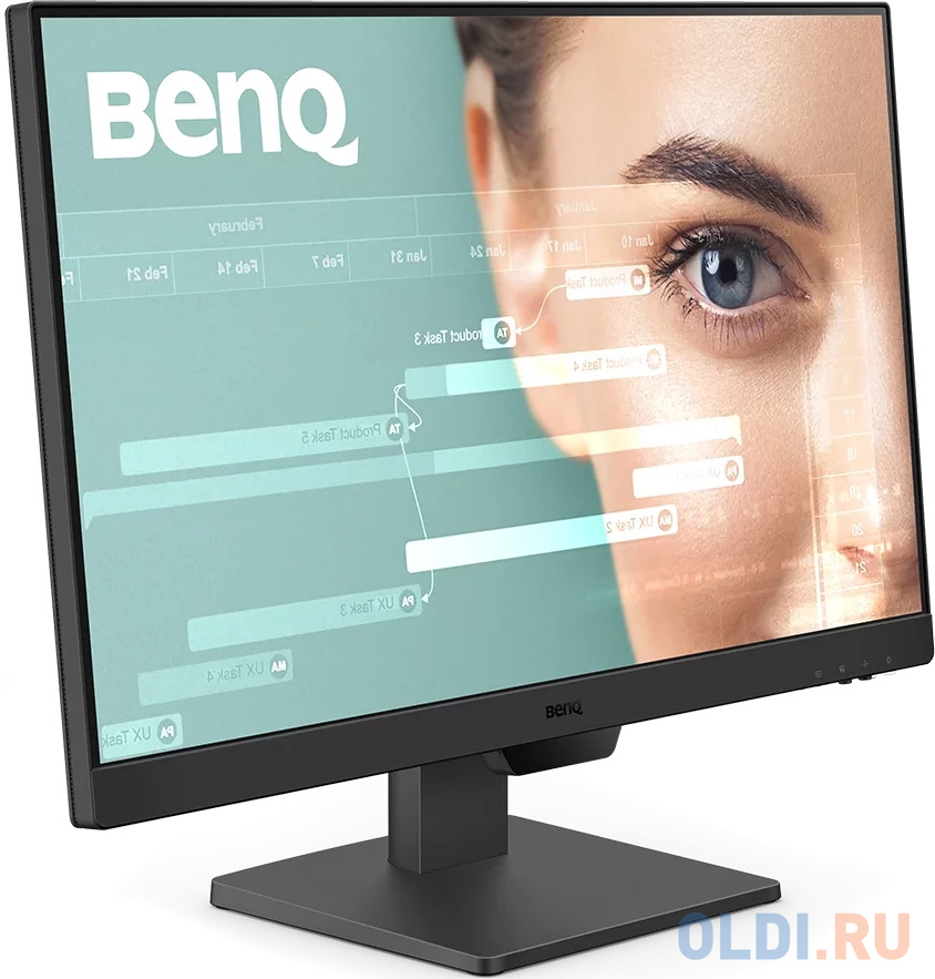 Мониторы/ Benq GW2490E 23.8'', 1920x1080, IPS,  100Hz, 20M:1, 250cd, 5ms, 2*HDMI, DP, Speakers, Flicker-free;Low Blue Light, 3Y, Black в Москвe