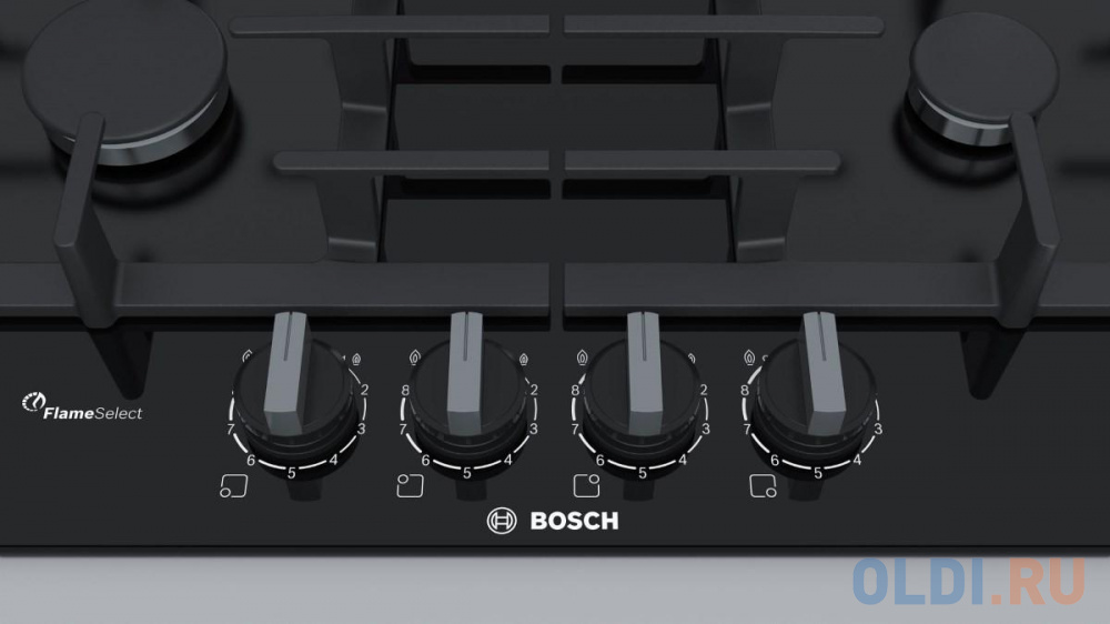 Варочная панель газовая Bosch PPP6A6B90 черный