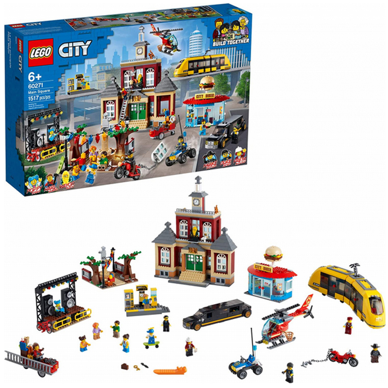 Конструктор Lego City Городская площадь 1517 дет. 60271