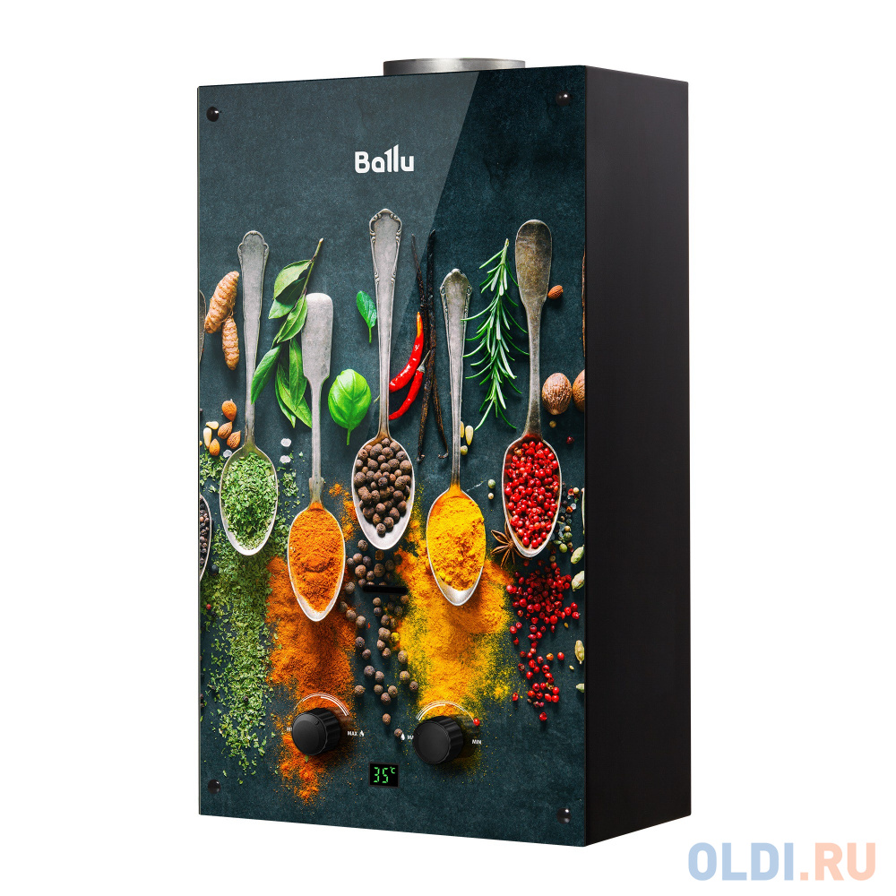 Колонка газовая Ballu GWH 10 Fiery Glass Curry