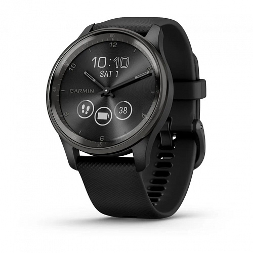 Смарт-часы Garmin Vivomove Trend, 1" Memory LCD, черный (010-02665-00)