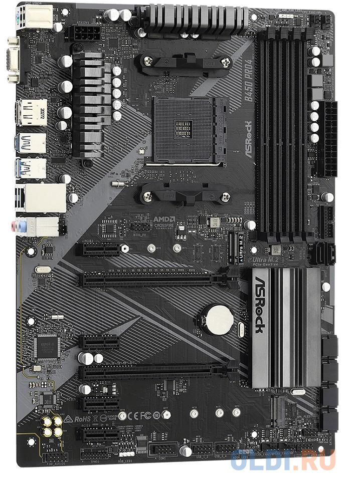 Материнская плата ASRock B450 PRO4 R2.0 в Москвe