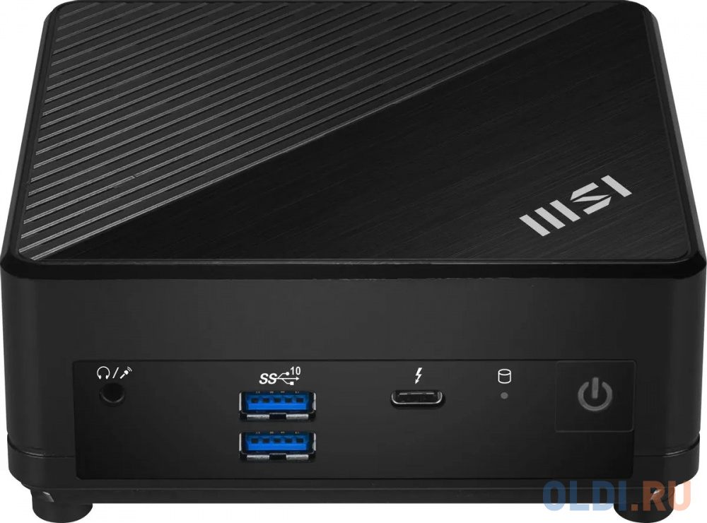 Неттоп MSI Cubi 5 12M-013RU i5 1235U (1.3) 16Gb SSD512Gb Iris Xe Windows 11 Professional 2.5xGbitEth+1xGbitEth WiFi BT 65W черный (9S6-B0A811-298)