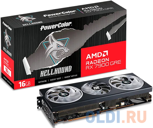 Видеокарта PowerColor RX7900GRE Red Devil 16GB GDDR6 256bit 3xDP HDMI 3FAN RTL