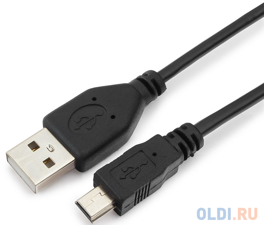 Кабель miniUSB 1м Гарнизон круглый черный в Москвe