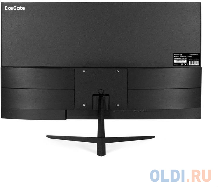 LCD ExeGate 27" EZ2700A ProSmart {IPS 1920x1080 75Hz 5ms 250cd 1000:1 178/178 D-Sub HDMI1.4 VESA} [EX296283RUS]