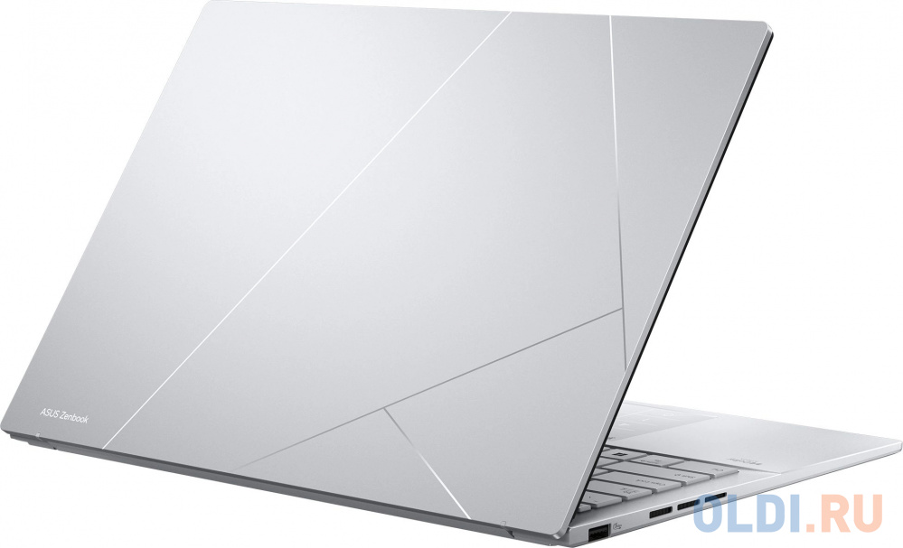 Ноутбук Asus Zenbook 14 UX3405MA-QD488W Core Ultra 7 155H 16Gb SSD1Tb Intel Arc 14" OLED FHD+ (1920x1200) Windows 11 Home silver WiFi BT Cam Bag