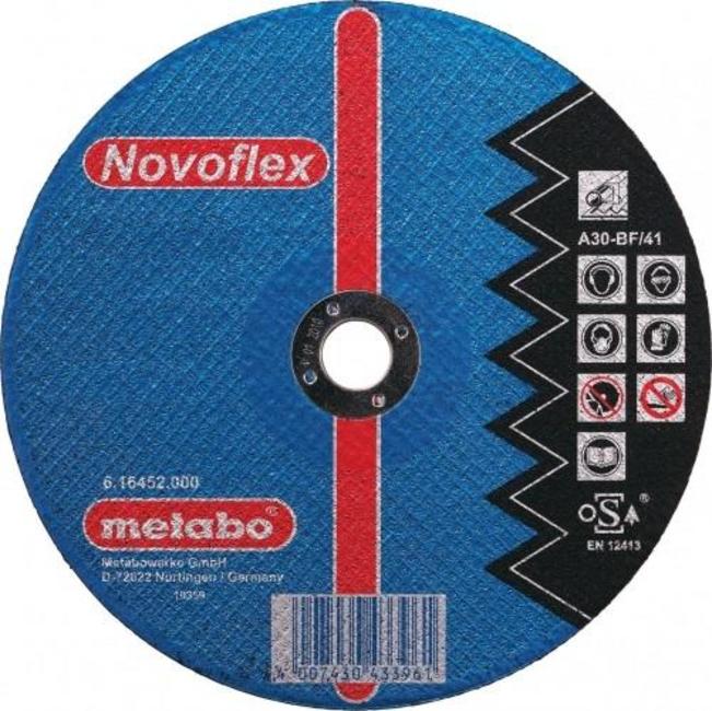 Круг отрезной по стали Metabo Novoflex 180*3,0*22,2мм 616450000