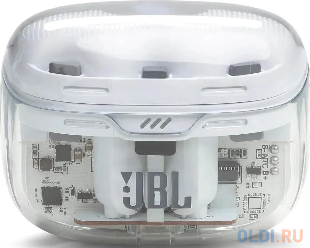 Гарнитура вкладыши JBL Tune Beam Ghost белый беспроводные bluetooth в ушной раковине (JBLTBEAMGWHTAS) в Москвe