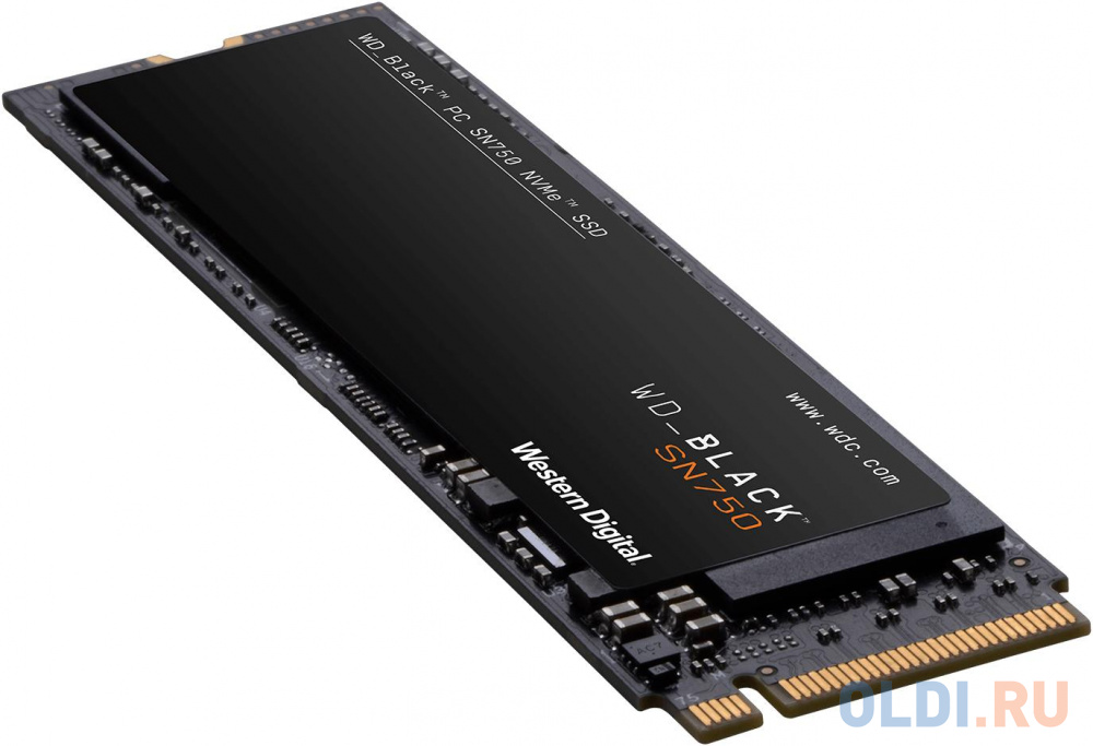 Накопитель твердотельный WD Твердотельный накопитель SSD WD Black SN750 NVMe WDS400T3X0C 4ТБ M2.2280 (без радиатора) в Москвe