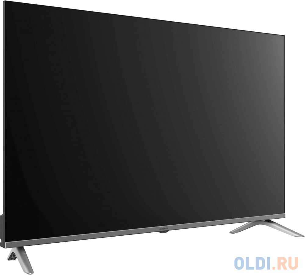 Телевизор LED Digma 32" DM-LED32SBB39 Android TV Frameless Metal темно-серебристый/серебристый HD 60Hz DVB-T DVB-T2 DVB-C DVB-S DVB-S2 USB WiFi S