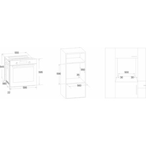 Электрический духовой шкаф Simfer B6EC16016 в Москвe