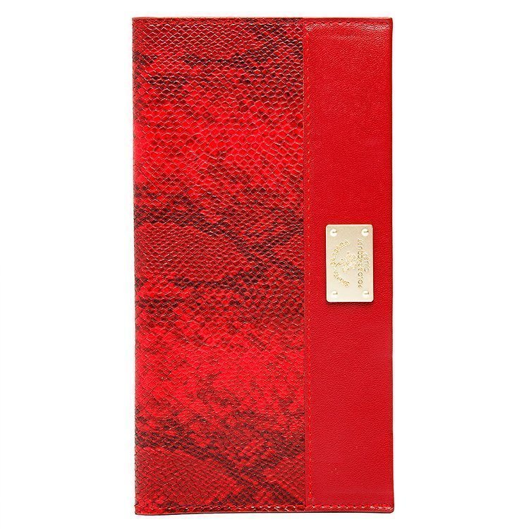 Чехол-кошелек Santa Barbara Piton для смартфона универсальный, красный (88459)