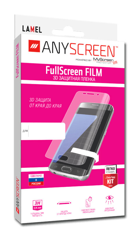 Защитная пленка FullScreen FILM 3D для Samsung Galaxy A6+ (2018) ANYSCREEN в Москвe