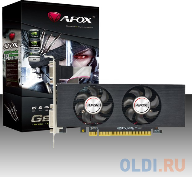 GTX750 LP 2GB GDDR5 128BIT DVI-D VGA HDMI DUAL FAN RETAIL PACK (875004)