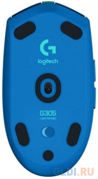 Мышь беспроводная Logitech G305 LIGHTSPEED синий 910-006014