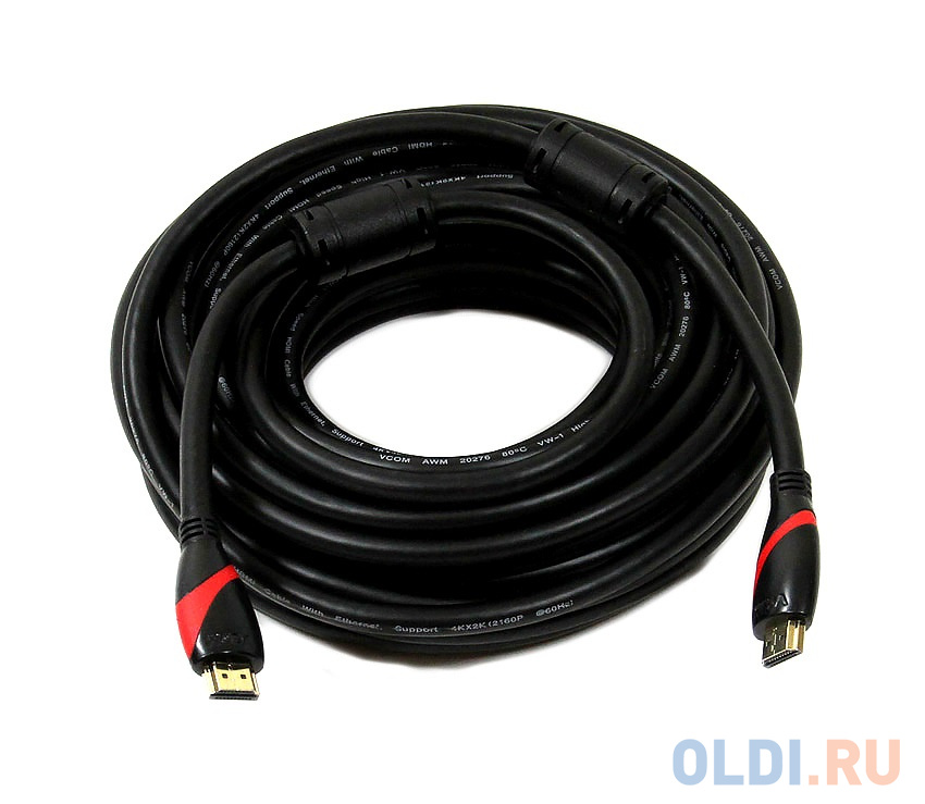 Кабель HDMI 19M/M ver 2.0, 2 фильтра,15m VCOM <CG525D-15M