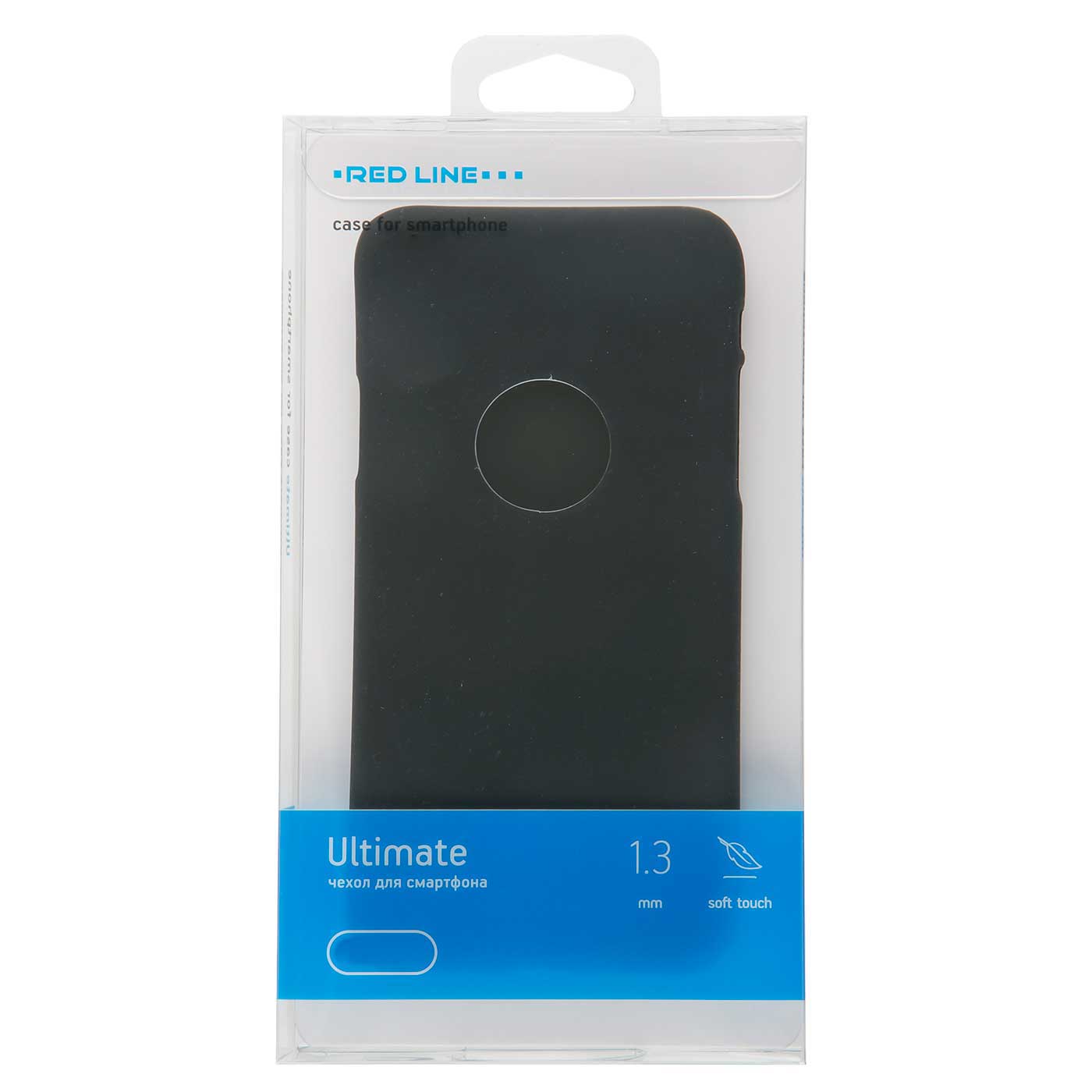 Чехол Red Line Ultimate для смартфона TCL 30E/30SE, силикон, черный (УТ000030792)