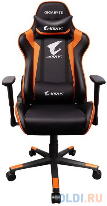 Кресло для геймеров GigaByte GP-AGC300 V2 чёрный оранжевый