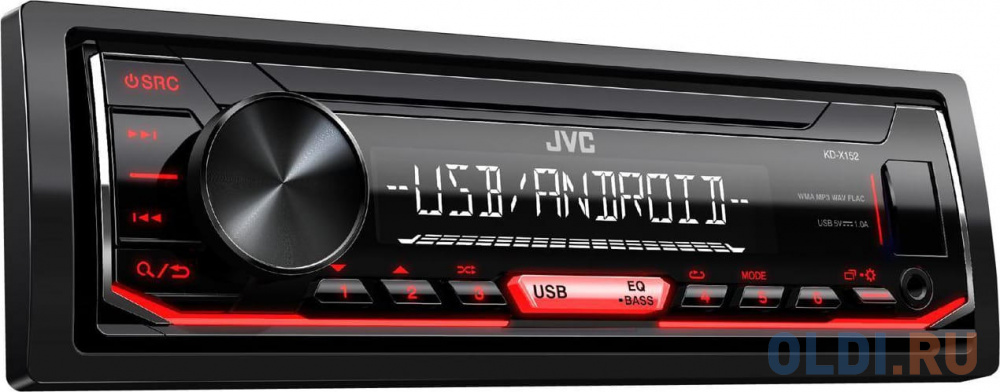 Автомагнитола JVC KD-X152M 1DIN 4x50Вт в Москвe