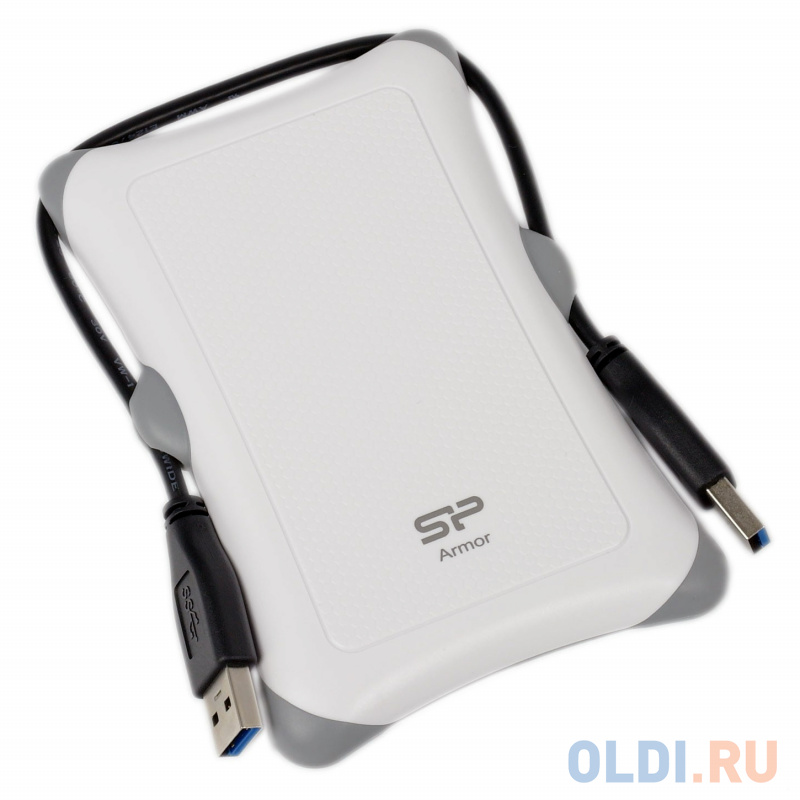 Внешний жесткий диск 2.5" USB2.0 1Tb Silicon Power A30 SP010TBPHDA30S3W белый