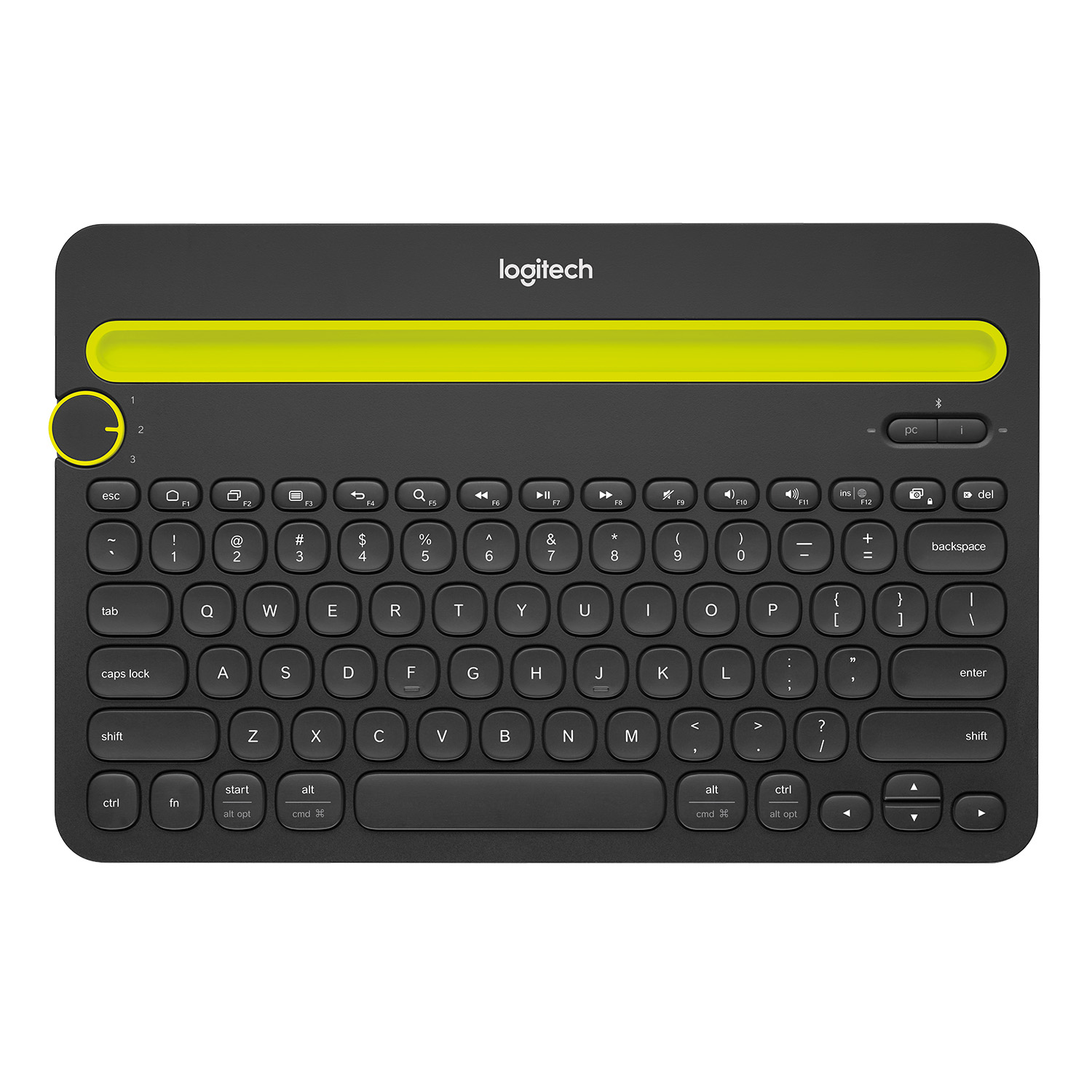 Клавиатура беспроводная Logitech K480, мембранная, Bluetooth, черный (920-006368)