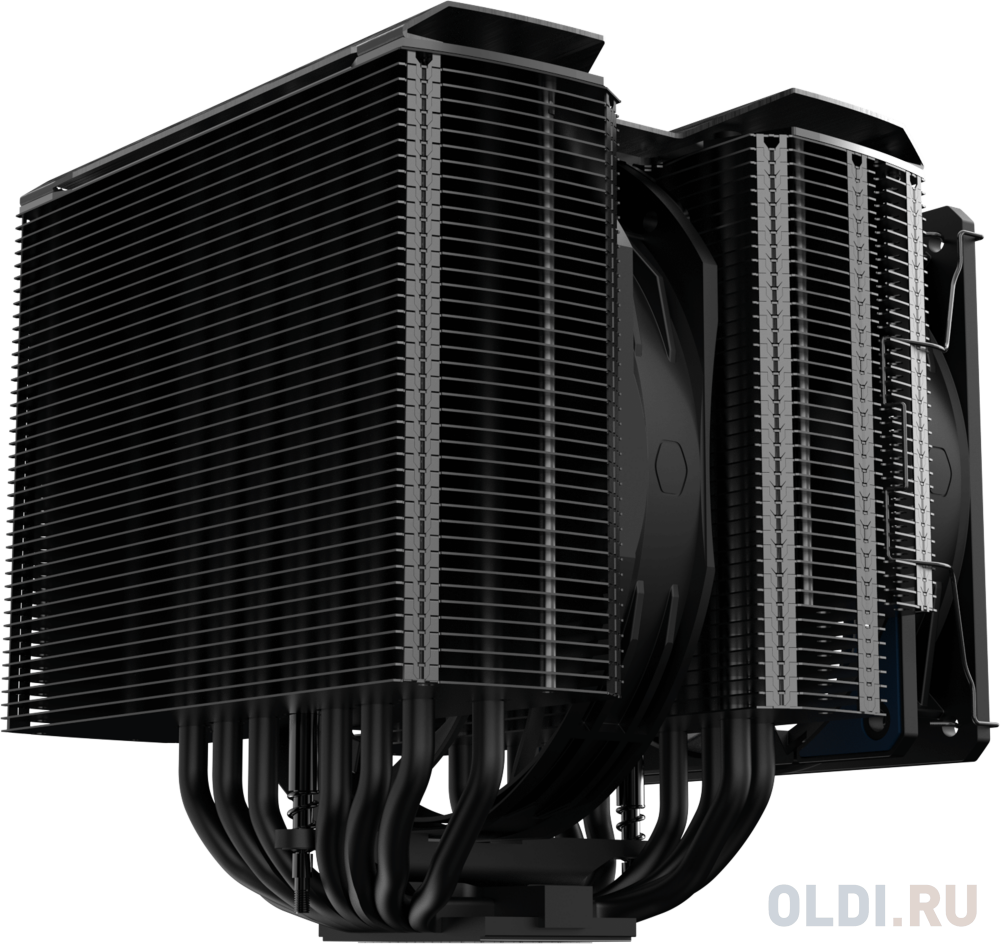 Кулер для ЦПУ/ Cooler Master Master Air MA824 Stealth (300W, 4-pin, 165.6mm, tower, Al, 2xfans: 1x135mm&1x120mm/63.6CFM/24.6dBA/~1950rpm/1700/1200 в Москвe