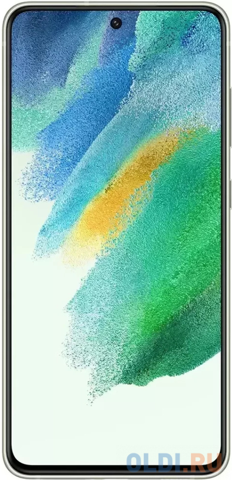 Смартфон Samsung SM-G990E Galaxy S21 FE 128Gb 8Gb оливковый моноблок 3G 4G 2Sim 6.4" 1080x2340 Android 12 12Mpix 802.11 a/b/g/n/ac/ax NFC GPS GSM в Москвe