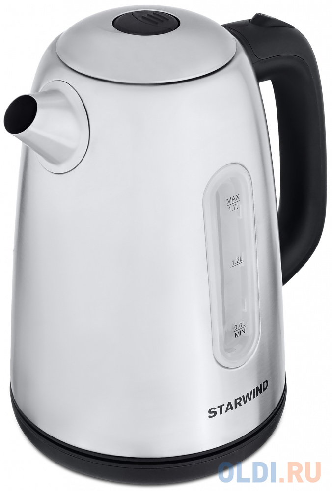 Чайник электрический StarWind SKS3210 2200 Вт серебристый 1.7 л металл