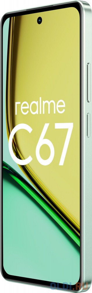 Смартфон Realme RMX3890 C67 256Gb 8Gb зеленый моноблок 3G 4G 2Sim 6.72" 1080x2400 Android 14 108Mpix 802.11 a/b/g/n/ac NFC GPS GSM900/1800 GSM190 в Москвe