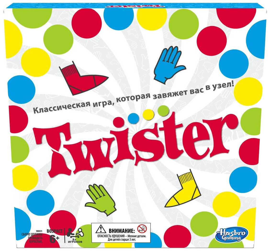 Настольная игра Hasbro "Twister" (Твистер) арт.98831121/98831Н в Москвe