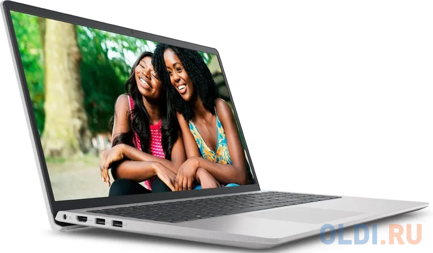 Ноутбук Dell Inspiron 3525 Ryzen 7 5825U 16Gb SSD512Gb AMD Radeon 15.6" WVA FHD (1920x1080) Ubuntu silver WiFi BT Cam (3525-7480)