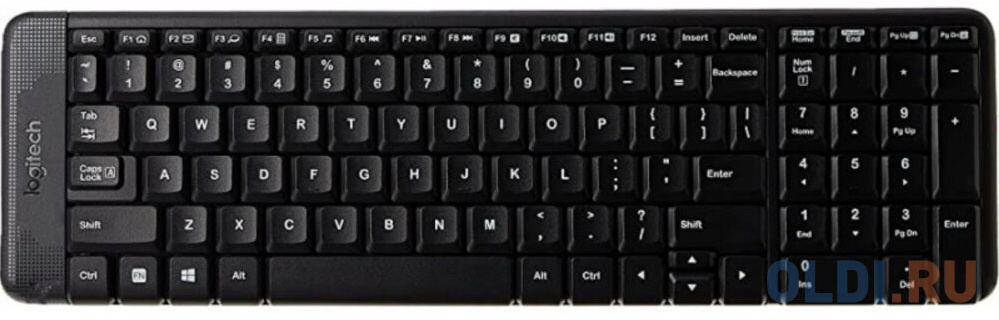 Комплект кл-ра+мышь беспров. Logitech MK220 black (с кириллицей, USB, 104 клавиши) (920-003236) в Москвe