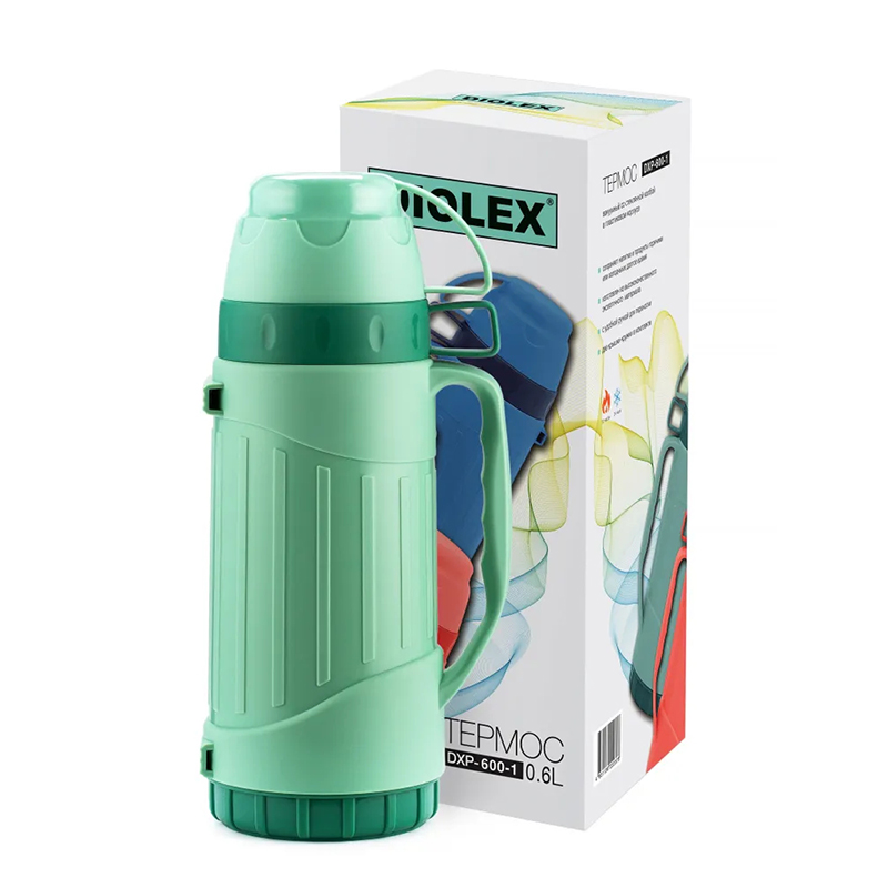 Термос Diolex 600ml Green DXP-600-G в Москвe