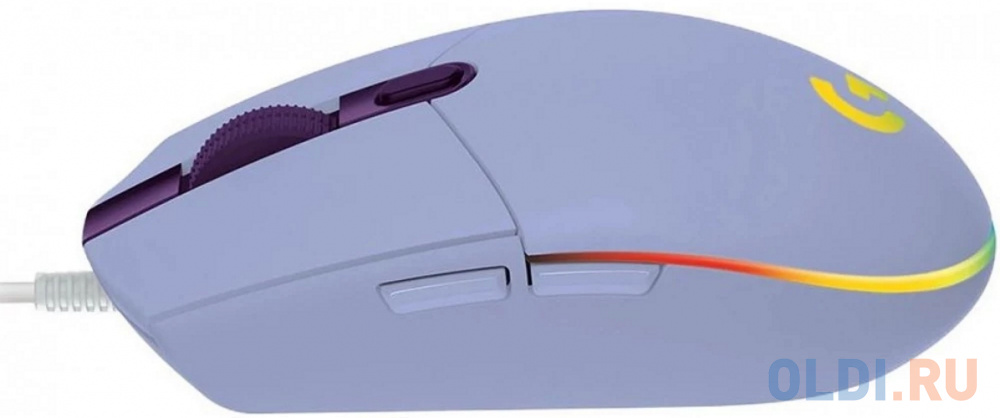 Мышка USB OPTICAL G102 LIGHTSY LILAC 910-005857 LOGITECH