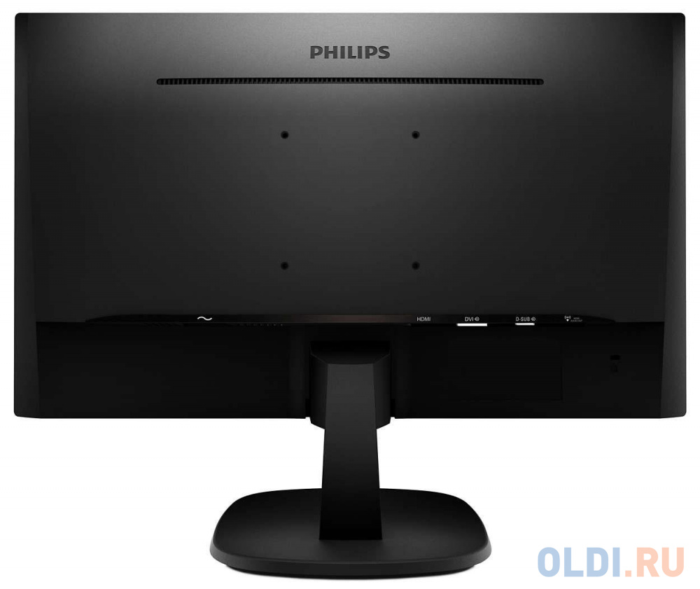 Монитор 23.8" Philips 243V7QDSB/00(01) Black IPS, 1920x1080, 5ms, 250 cd/m2, 1000:1 (DCR 10M:1), D-Sub, DVI, HDMI, vesa
