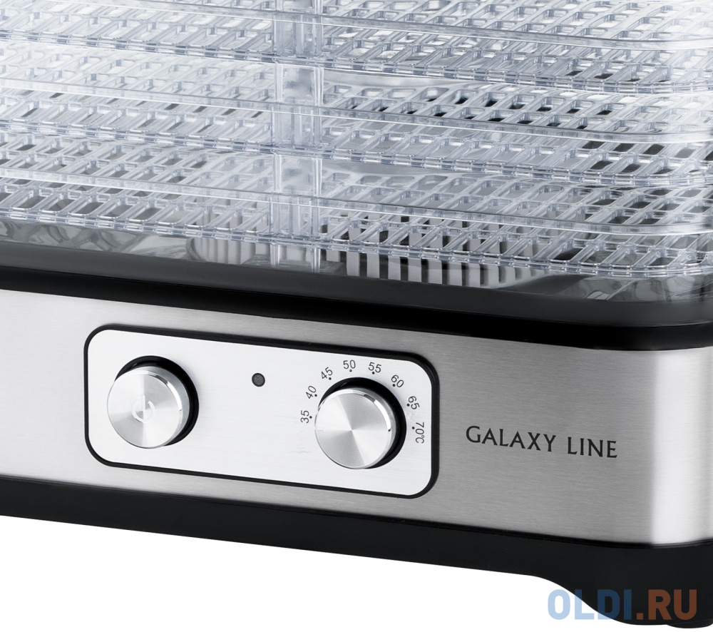 Сушилка для овощей и фруктов 500W LINE GL 2639 BLACK GALAXY