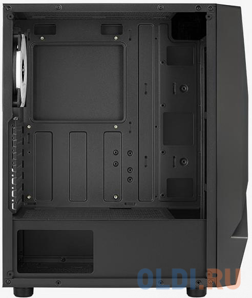 Корпус ATX Aerocool SCAPE-G-BK-v2 Без БП чёрный в Москвe