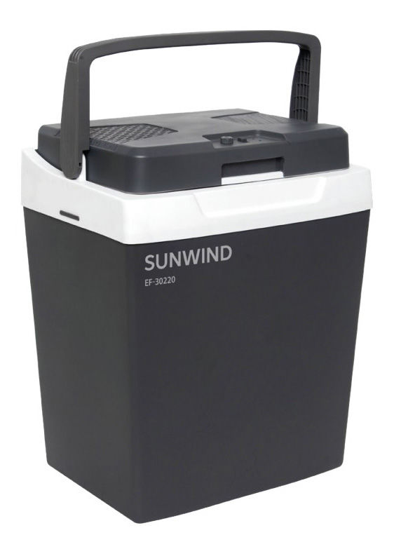 Автохолодильник SunWind EF 30220, 30 л, 60 Вт, черный (EF30220)
