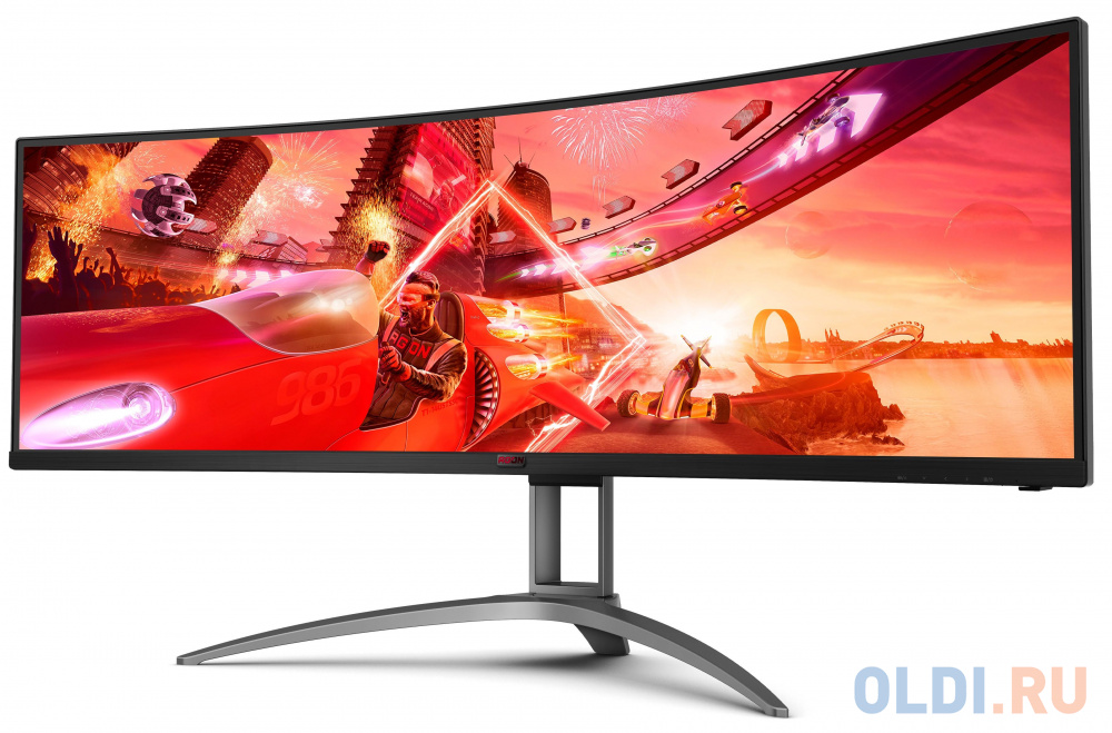 Монитор 49" AOC AGON AG493UCX черный VA 5120x1440 550 cd/m^2 1 ms HDMI DisplayPort Аудио USB в Москвe