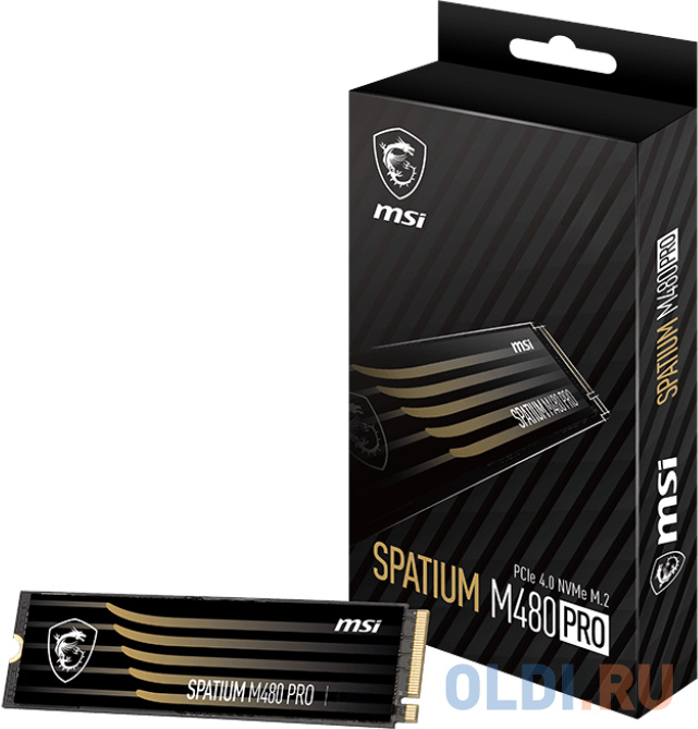 1TB PCIe 4.0 NVMe M.2 SPATIUM M480 PRO