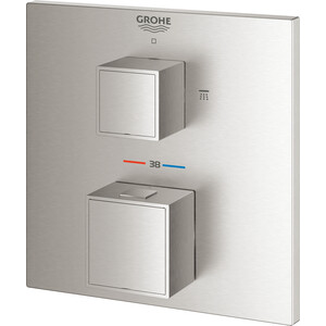 Термостат для ванны Grohe Grohtherm Cube хром StarLight , с механизмом (24154DC0+ 35600000)