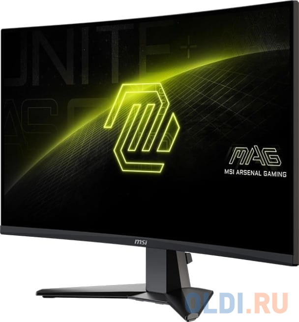 Монитор MSI 27" MAG 27CQ6F черный VA LED 1ms 16:9 HDMI полуматовая 1000:1 300cd 178гр/178гр 2560x1440 180Hz DP 2K 6.05кг