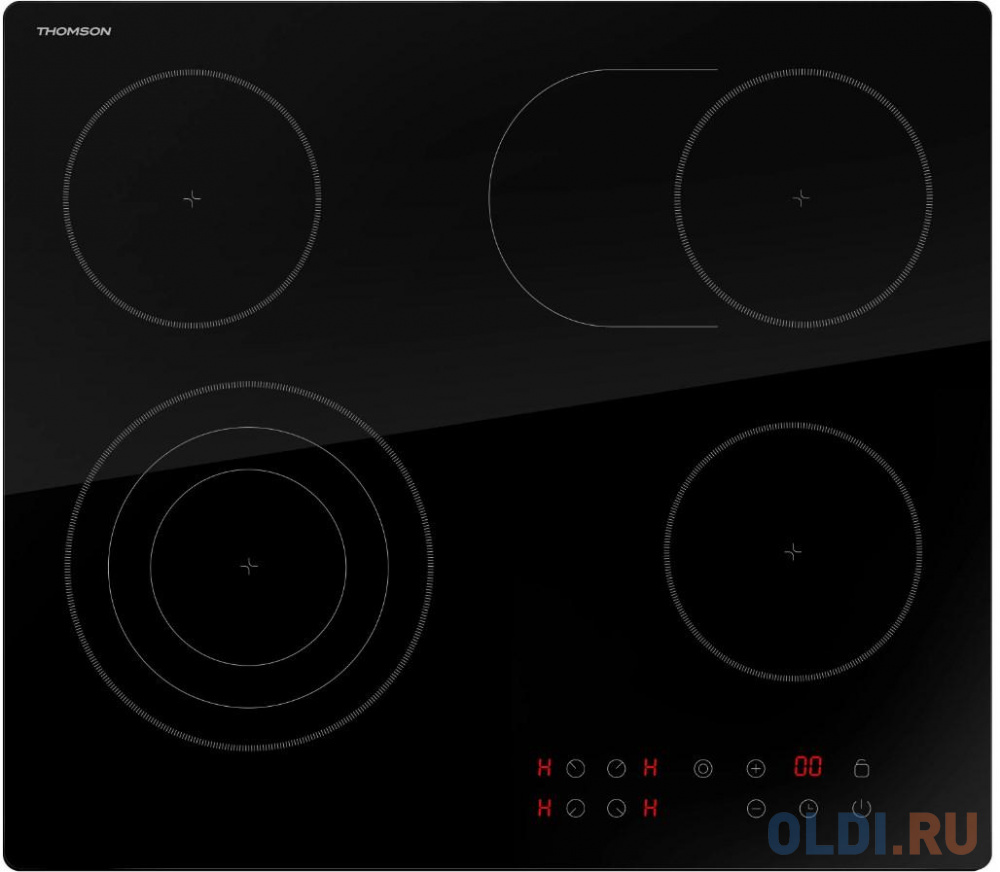 Варочная панель электрическая Thomson HC20-4E04 черный