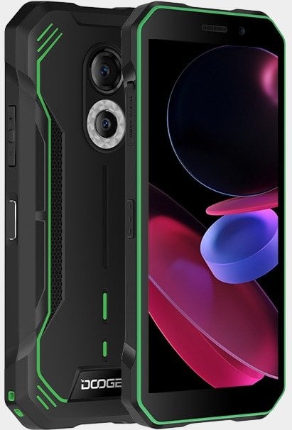 Смартфон DOOGEE S51, 6" 720x1440 IPS, MediaTek Helio G25, 4Gb RAM, 64Gb, 3G/4G, Wi-Fi, BT, 2xCam, 2-Sim, 5180 мА⋅ч, USB Type-C, Android 12, зеленый (S51_Vibrant Green)