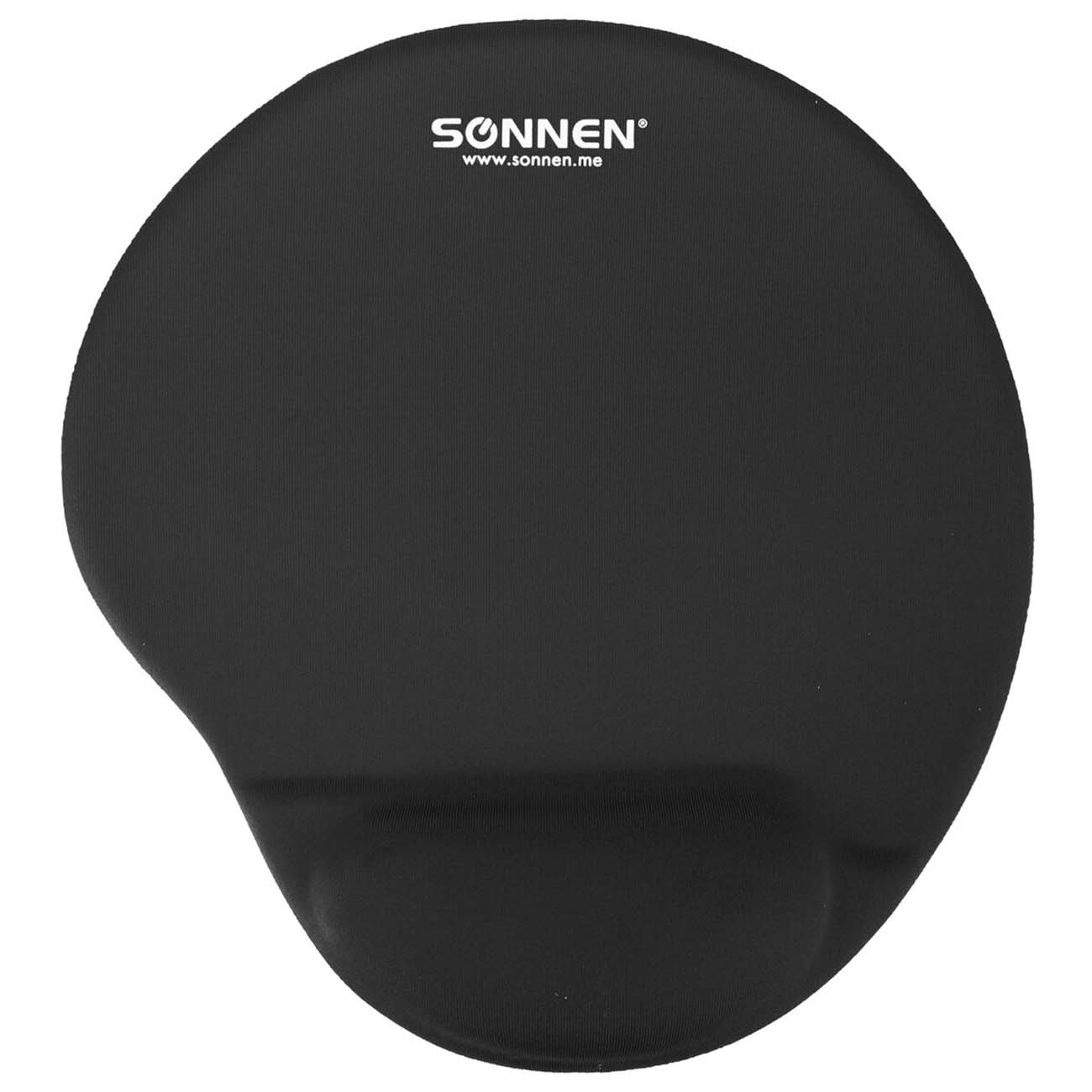 Коврик для мыши Sonnen, 250x220x20mm, черный (513299)