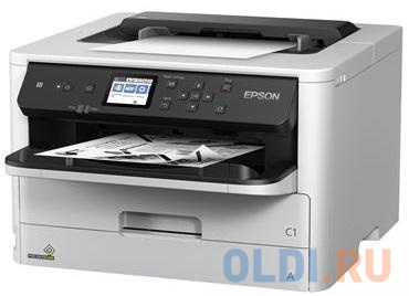 Принтер струйный Epson WorkForce Pro WF-M5298DW (монохромный, А4, печать 1200x2400dpi, 34ppm, 330л.,дуплекс,USB,Ethernet, Wi-Fi,контейнер с чернилами