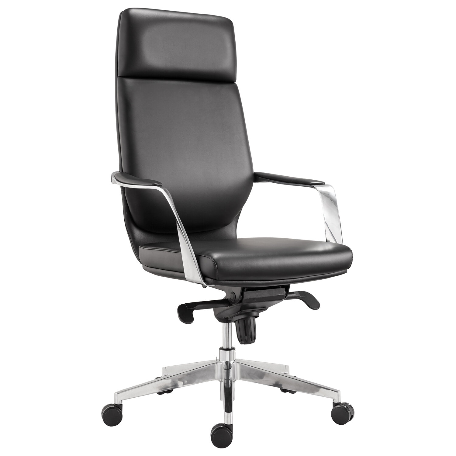 Кресло офисное BRABIX Premium Resonance EX-755 экокожа, черное (532487)